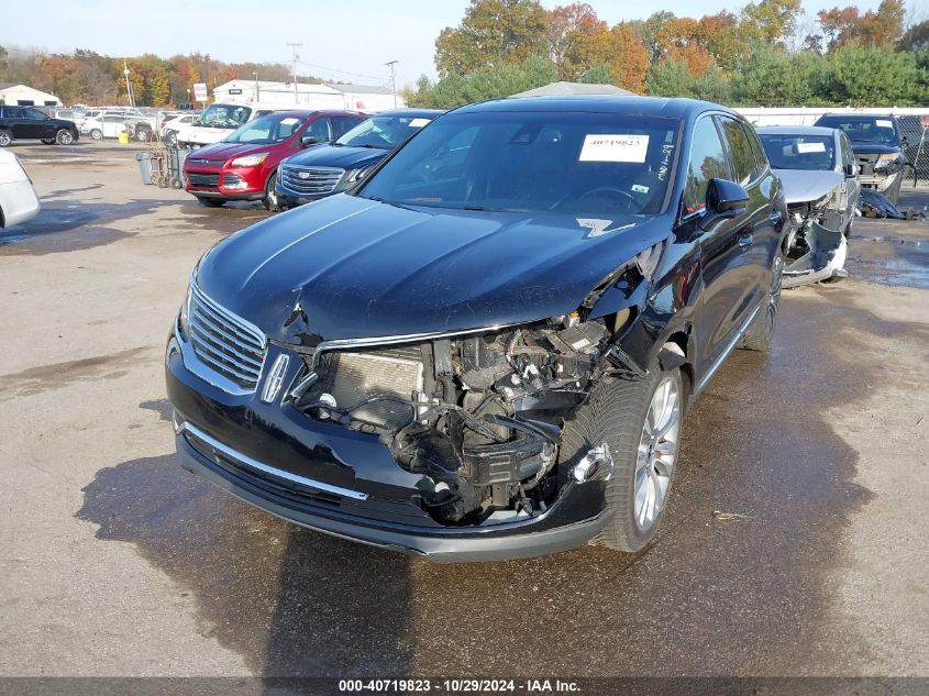 2016 Lincoln Mkx Reserve VIN: 2LMTJ8LR0GBL42205 Lot: 40719823