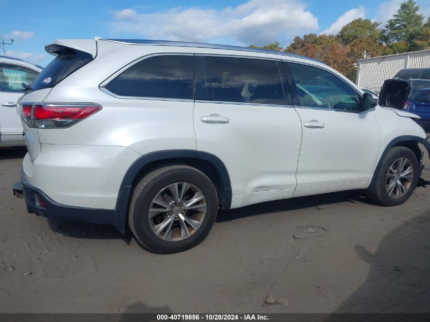 2014 Toyota Highlander Xle V6 VIN: 5TDJKRFH6ES055041 Lot: 40719856