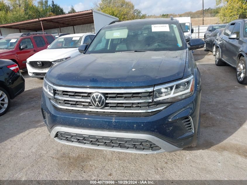 2021 Volkswagen Atlas 3.6L V6 Se W/Technology VIN: 1V2HR2CA6MC605653 Lot: 40719866