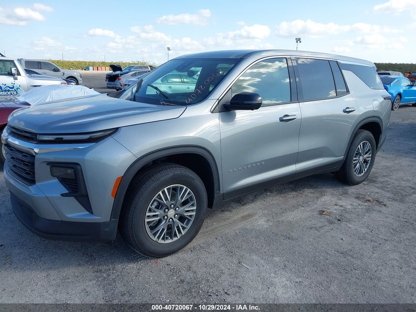 2024 CHEVROLET TRAVERSE FWD LS - 1GNERFKS1RJ154339