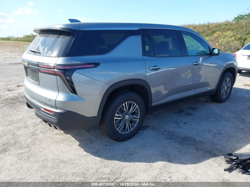 2024 CHEVROLET TRAVERSE FWD LS - 1GNERFKS1RJ154339