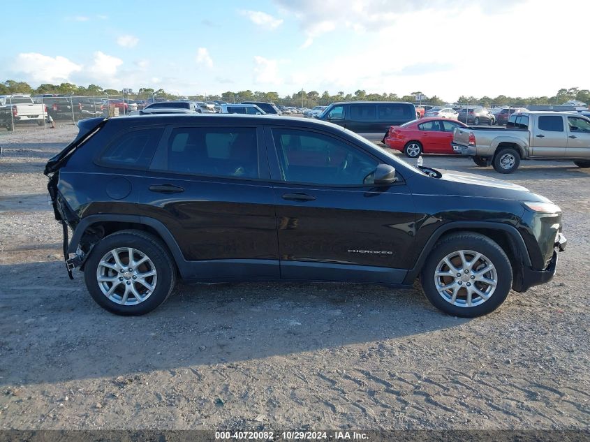 2014 Jeep Cherokee Sport VIN: 1C4PJLAB4EW154874 Lot: 40720082