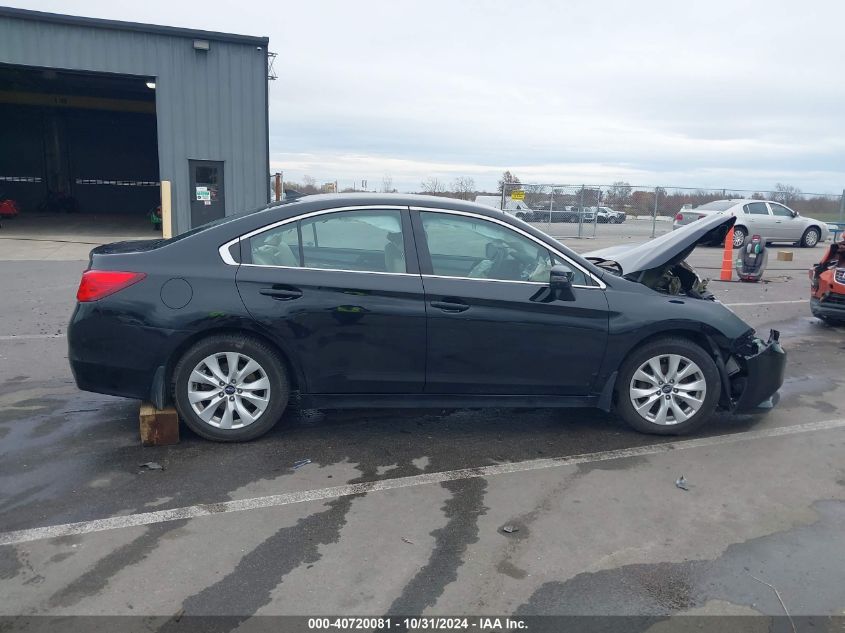 2017 Subaru Legacy 2.5I Premium VIN: 4S3BNAF6XH3041225 Lot: 40720081