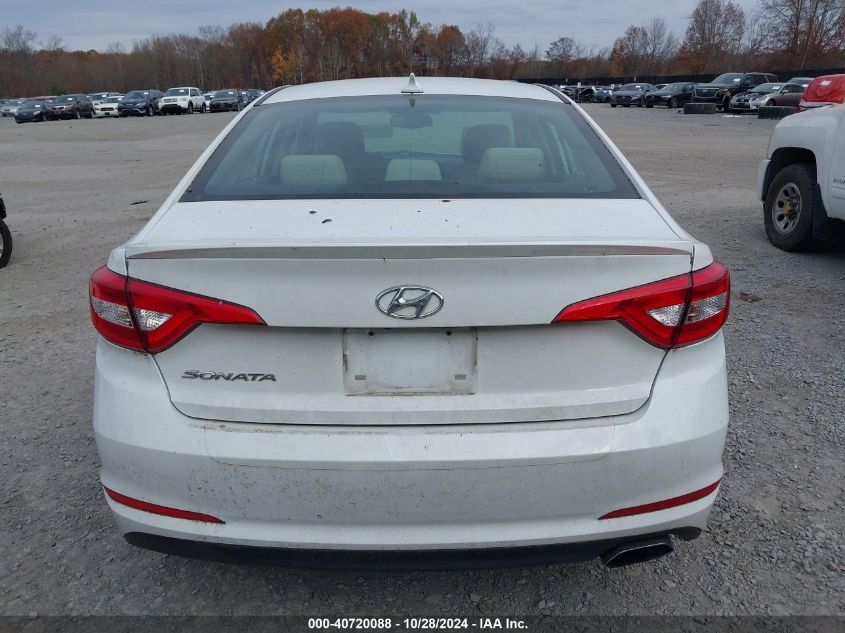 2016 Hyundai Sonata Se VIN: 5NPE24AF8GH389834 Lot: 40720088