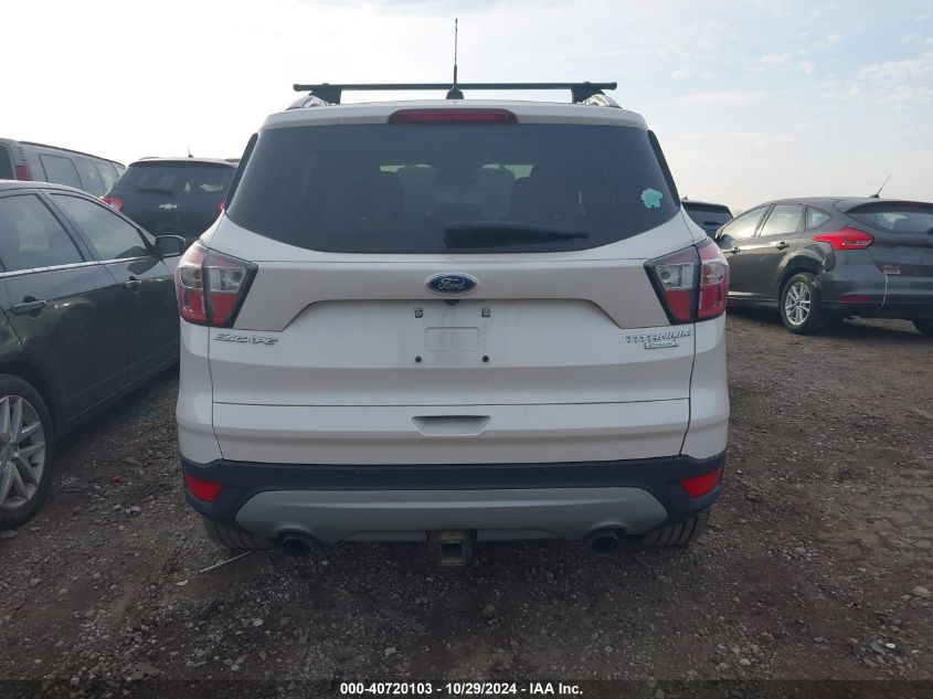 2017 Ford Escape Titanium VIN: 1FMCU0J94HUA60605 Lot: 40720103