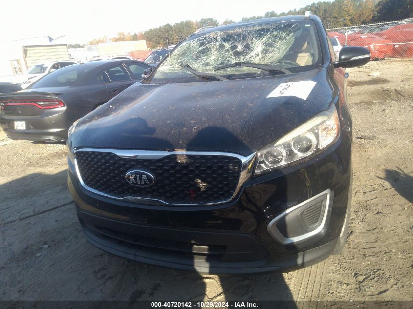 2016 Kia Sorento 2.4L Lx VIN: 5XYPG4A30GG175184 Lot: 40720142