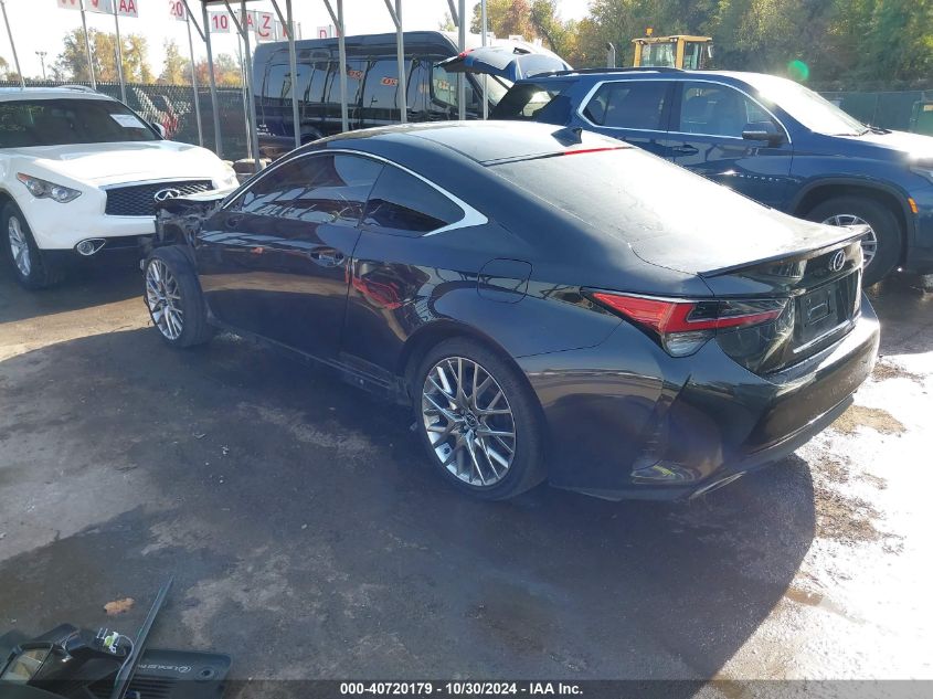 VIN JTHD85EC5L5006036 2020 Lexus RC, 300 no.3