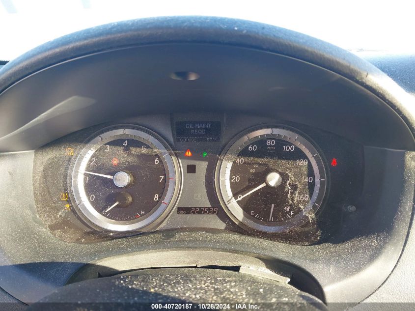 2007 Lexus Es 350 VIN: JTHBJ46G272029692 Lot: 40720187