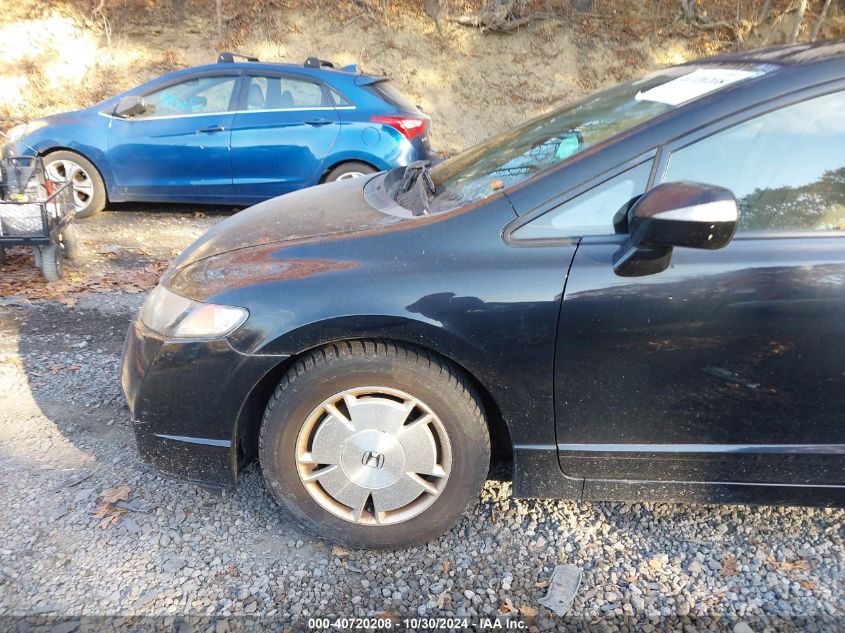 2010 Honda Civic Hybrid Hybrid VIN: JHMFA3F29AS004926 Lot: 40720208