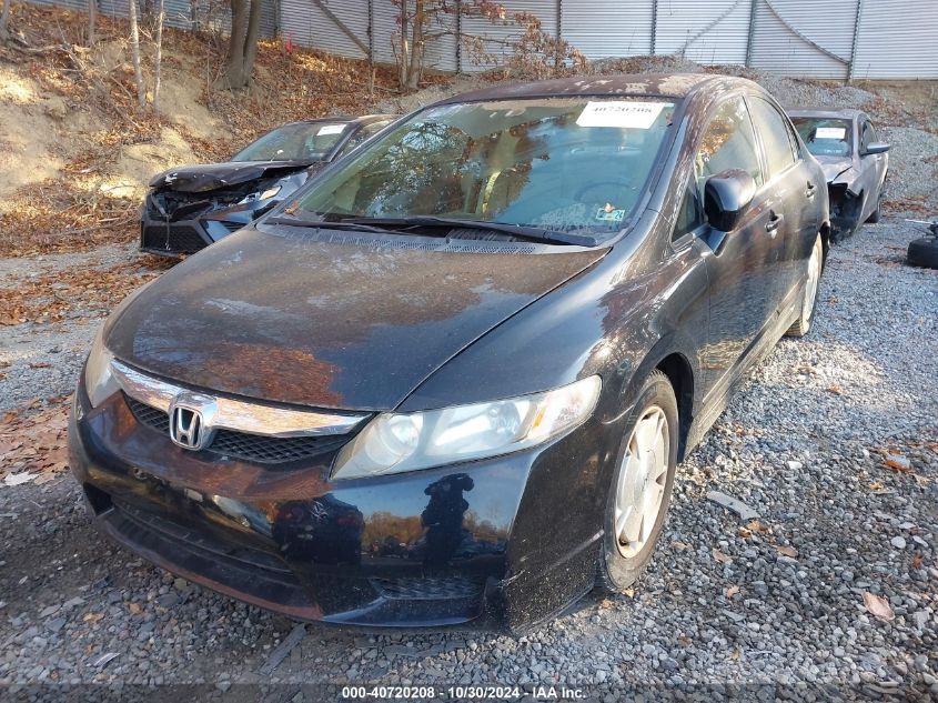 2010 Honda Civic Hybrid Hybrid VIN: JHMFA3F29AS004926 Lot: 40720208