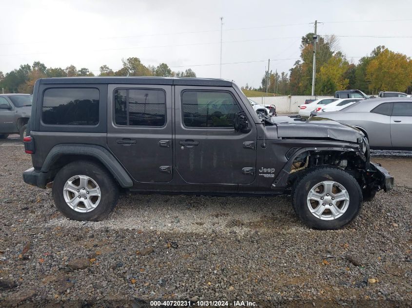 2019 Jeep Wrangler Unlimited Sport S 4X4 VIN: 1C4HJXDG7KW568147 Lot: 40720231