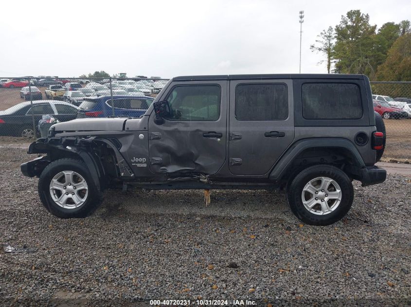 2019 Jeep Wrangler Unlimited Sport S 4X4 VIN: 1C4HJXDG7KW568147 Lot: 40720231