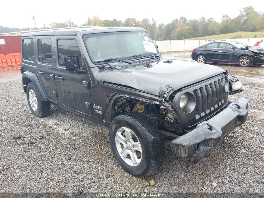 2019 Jeep Wrangler Unlimited Sport S 4X4 VIN: 1C4HJXDG7KW568147 Lot: 40720231