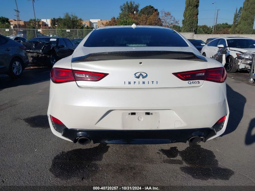 2017 Infiniti Q60 Red Sport 400 VIN: JN1FV7EK3HM610271 Lot: 40720257