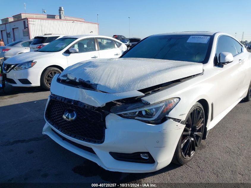 2017 Infiniti Q60 Red Sport 400 VIN: JN1FV7EK3HM610271 Lot: 40720257