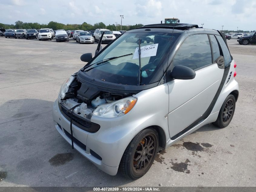 2012 Smart Fortwo Passion VIN: WMEEK3BA8CK521212 Lot: 40720269