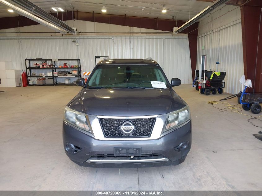 2014 Nissan Pathfinder Sv VIN: 5N1AR2MM2EC727631 Lot: 40720369