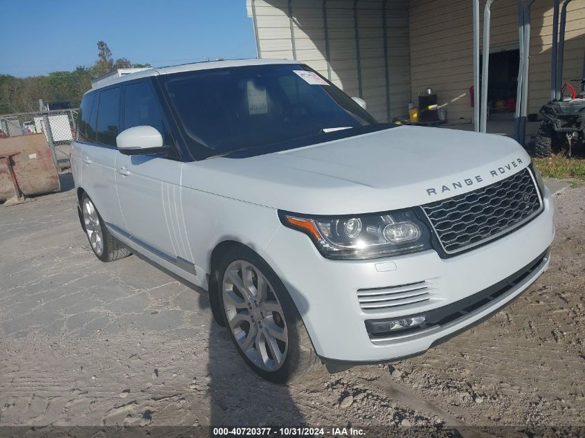 VIN SALGS2KFXGA264152 2016 Land Rover Range Rover,... no.1