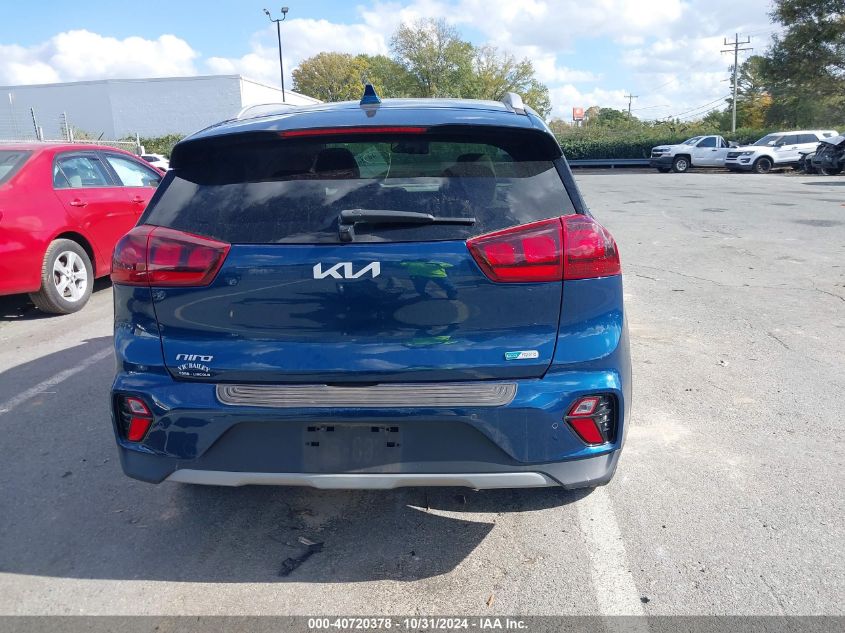 2022 Kia Niro Lxs Se VIN: KNDCB3LC9N5545607 Lot: 40720378