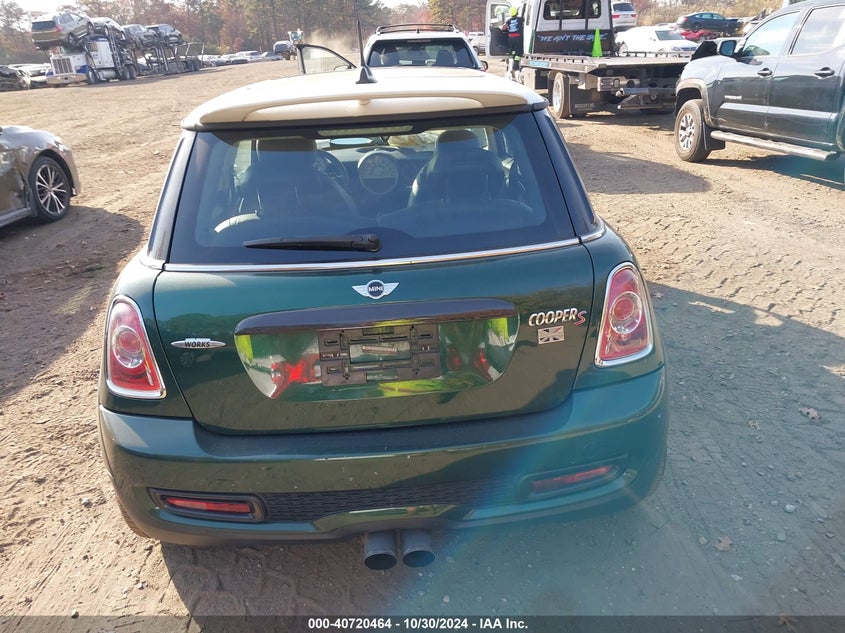 2013 MINI HARDTOP COOPER S - WMWSV3C58DT395405