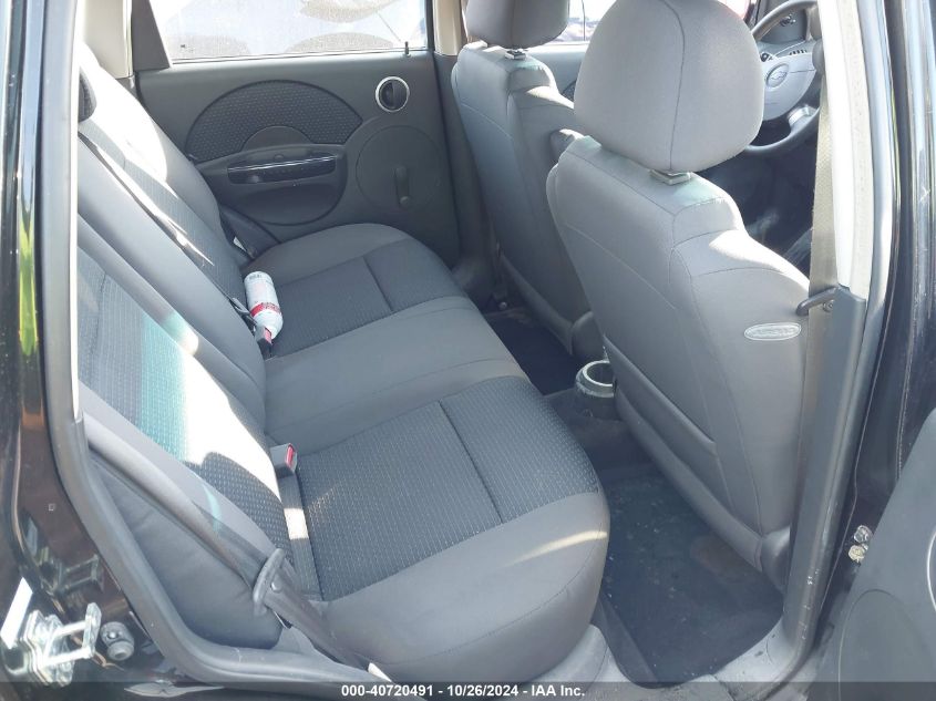 2008 CHEVROLET AVEO 5 VIN: KL1TD66668B233582