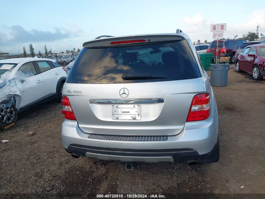 2006 Mercedes-Benz Ml 350 4Matic VIN: 4JGBB86E66A000426 Lot: 40720510