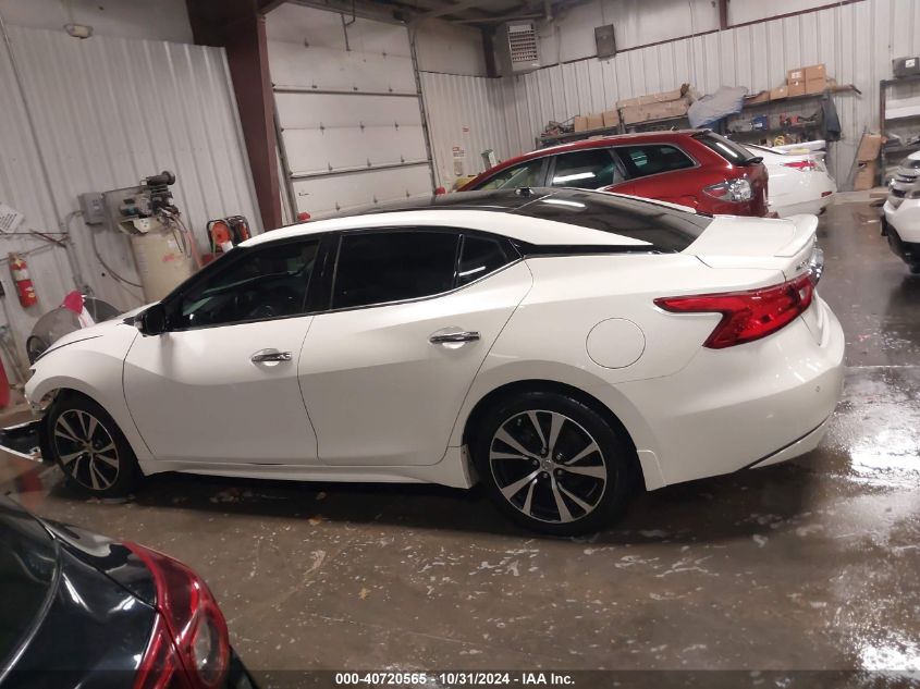 2018 Nissan Maxima 3.5 Platinum VIN: 1N4AA6AP2JC388175 Lot: 40720565