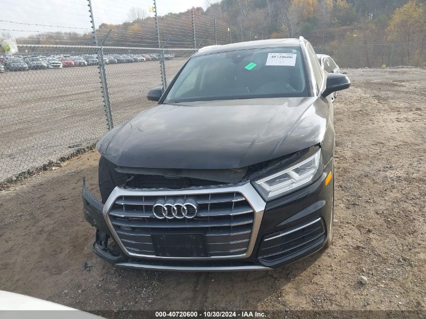 2018 Audi Q5 2.0T Premium/2.0T Tech Premium VIN: WA1BNAFY3J2247378 Lot: 40720600