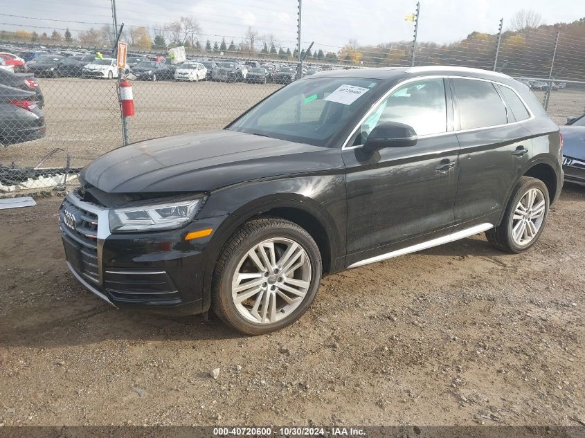 VIN WA1BNAFY3J2247378 2018 AUDI Q5 no.2