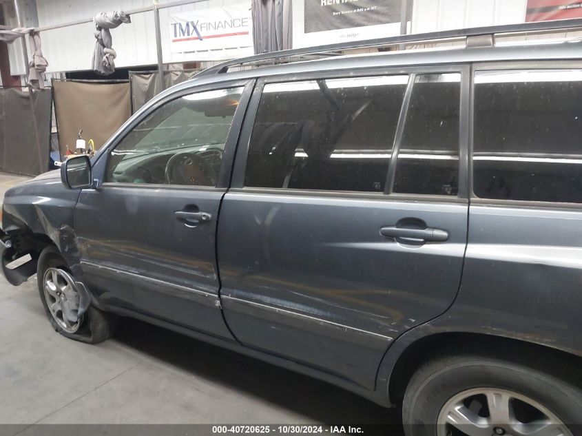 2004 Toyota Highlander V6 VIN: JTEDP21A540010329 Lot: 40720625