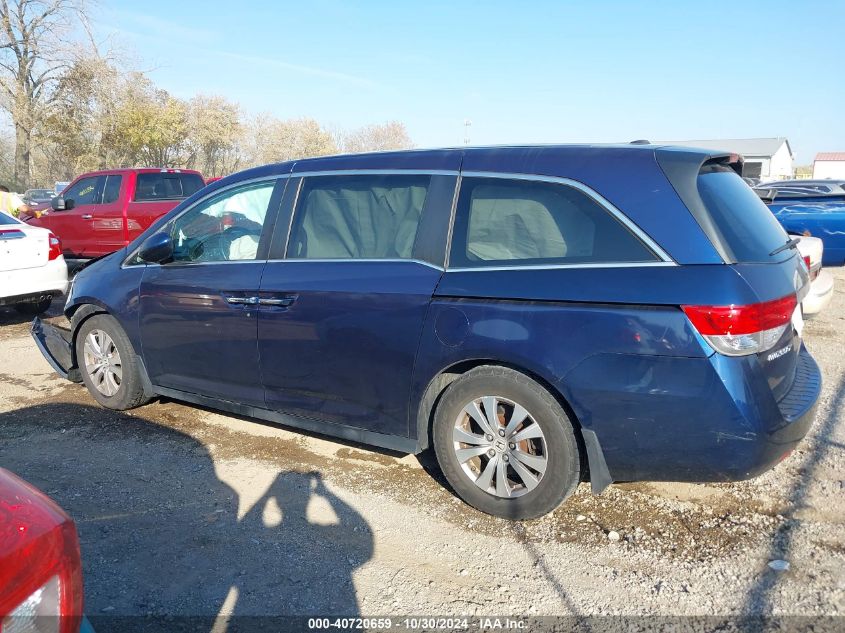 2016 Honda Odyssey Ex-L VIN: 5FNRL5H64GB018923 Lot: 40720659