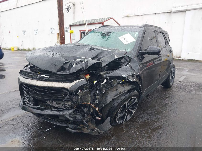 2021 Chevrolet Trailblazer Awd Rs VIN: KL79MUSL9MB031796 Lot: 40720675