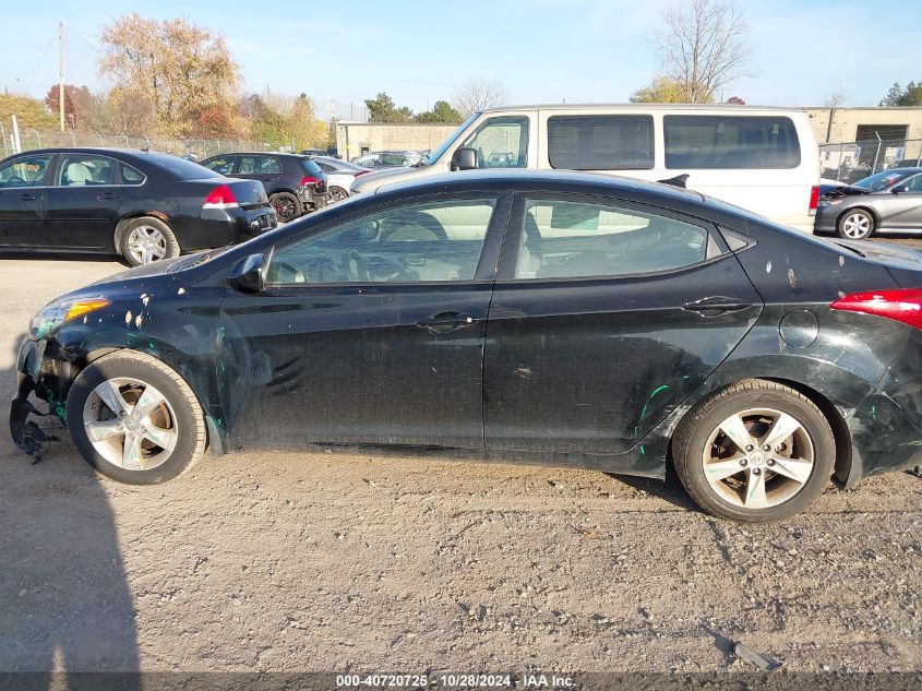 2013 Hyundai Elantra Gls VIN: KMHDH4AE4DU656594 Lot: 40720725