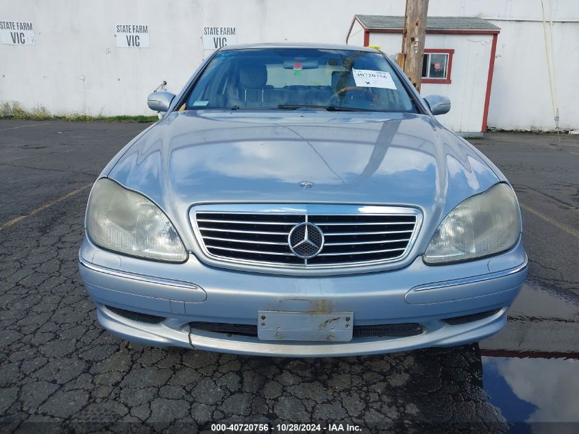 2001 Mercedes-Benz S 430 VIN: WDBNG70J71A203402 Lot: 40720756