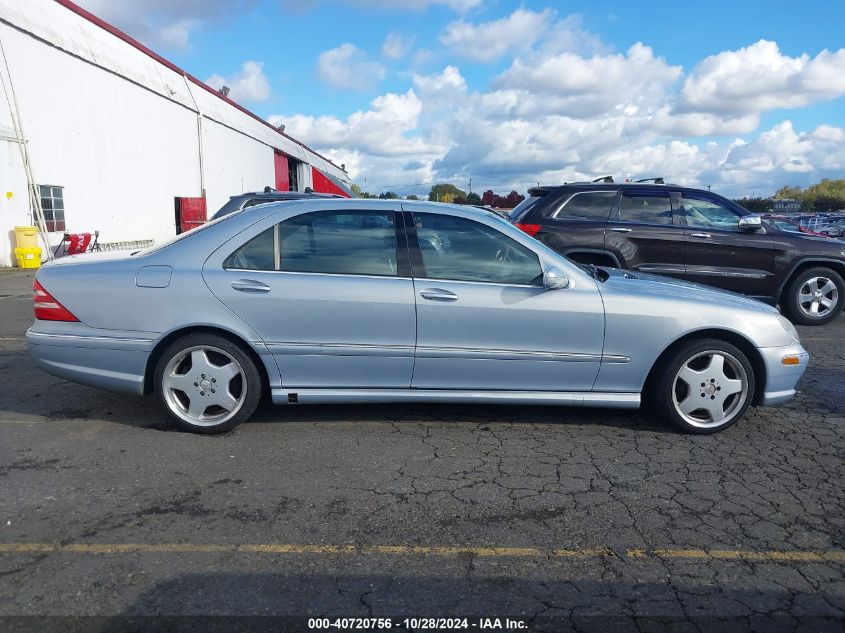 2001 Mercedes-Benz S 430 VIN: WDBNG70J71A203402 Lot: 40720756