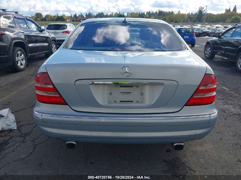 2001 Mercedes-Benz S 430 VIN: WDBNG70J71A203402 Lot: 40720756