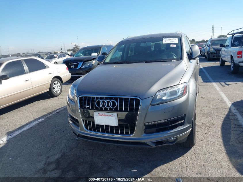 2013 Audi Q7 3.0T Premium VIN: WA1LGAFE0DD010568 Lot: 40720776