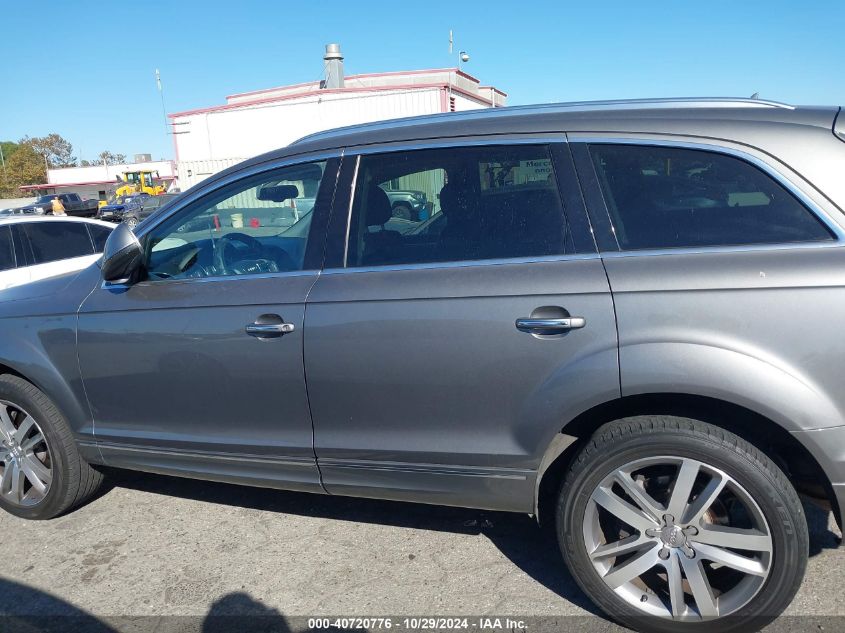 2013 Audi Q7 3.0T Premium VIN: WA1LGAFE0DD010568 Lot: 40720776