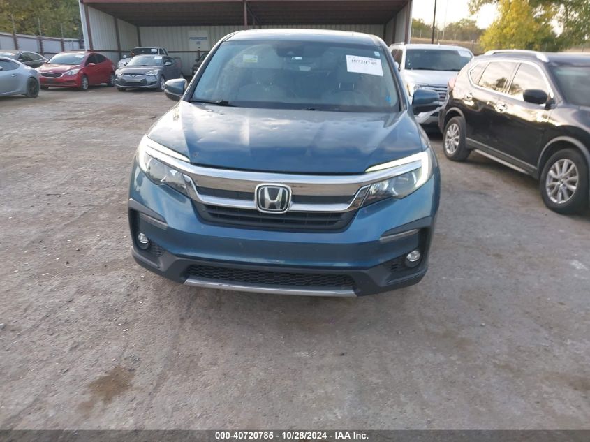 2019 Honda Pilot Ex-L VIN: 5FNYF6H52KB062881 Lot: 40720785