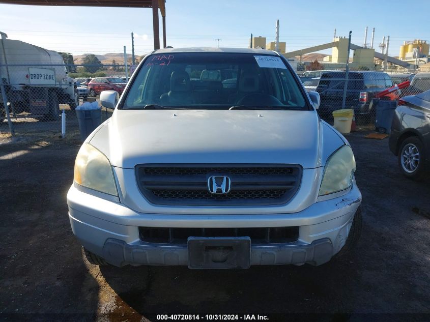 2003 Honda Pilot Ex-L VIN: 2HKYF18643H517194 Lot: 40720814