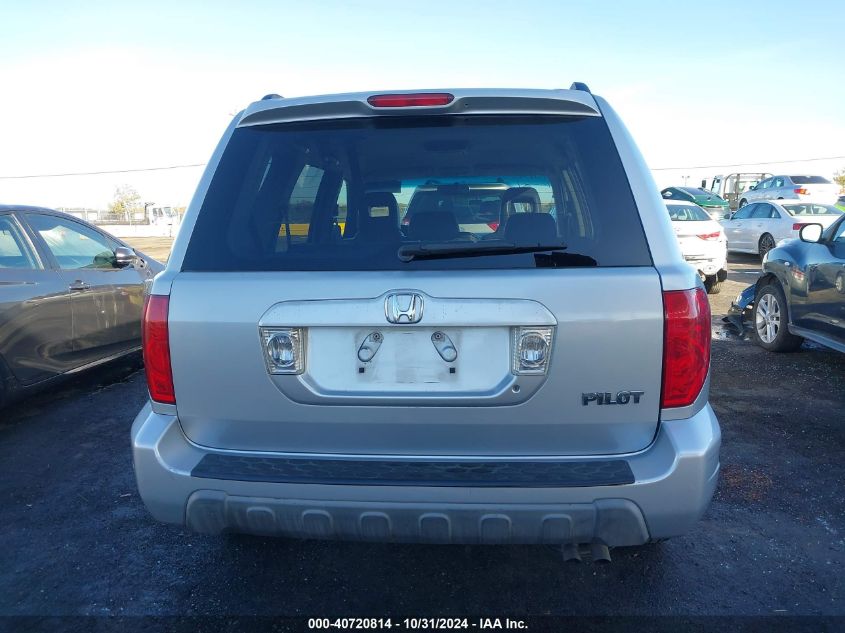 2003 Honda Pilot Ex-L VIN: 2HKYF18643H517194 Lot: 40720814