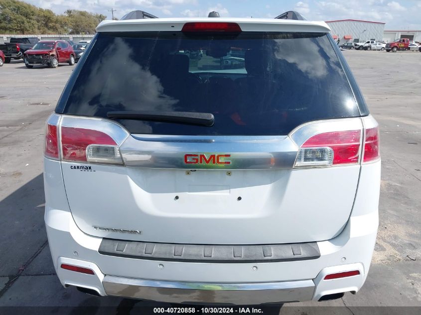 2015 GMC Terrain Denali VIN: 2GKFLUE34F6251734 Lot: 40720858