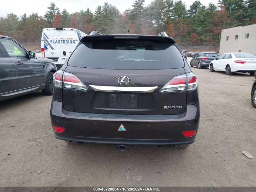 2013 Lexus Rx 350 VIN: 2T2BK1BA9DC164952 Lot: 40720864