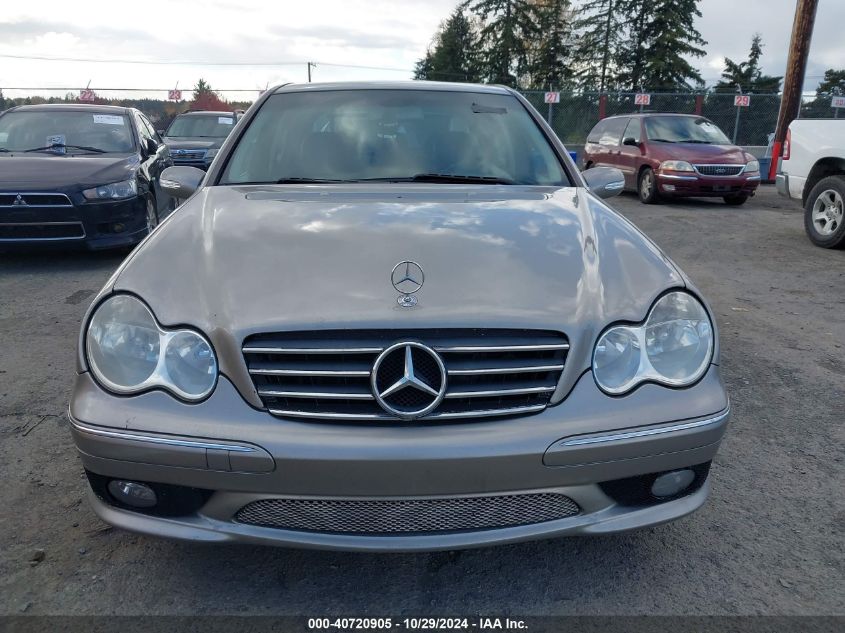 2006 Mercedes-Benz C 230 Sport VIN: WDBRF52H26E021237 Lot: 40720905