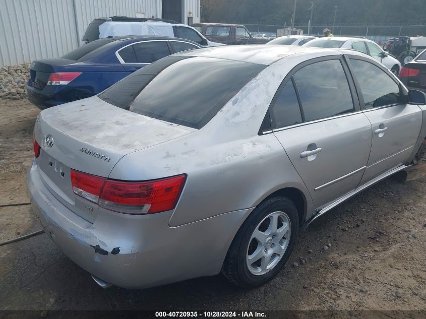 2007 Hyundai Sonata Limited/Se V6 VIN: 5NPEU46F47H169951 Lot: 40720935