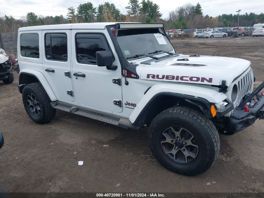 2018 Jeep Wrangler Unlimited Rubicon 4X4 VIN: 1C4HJXFG6JW260480 Lot: 40720981