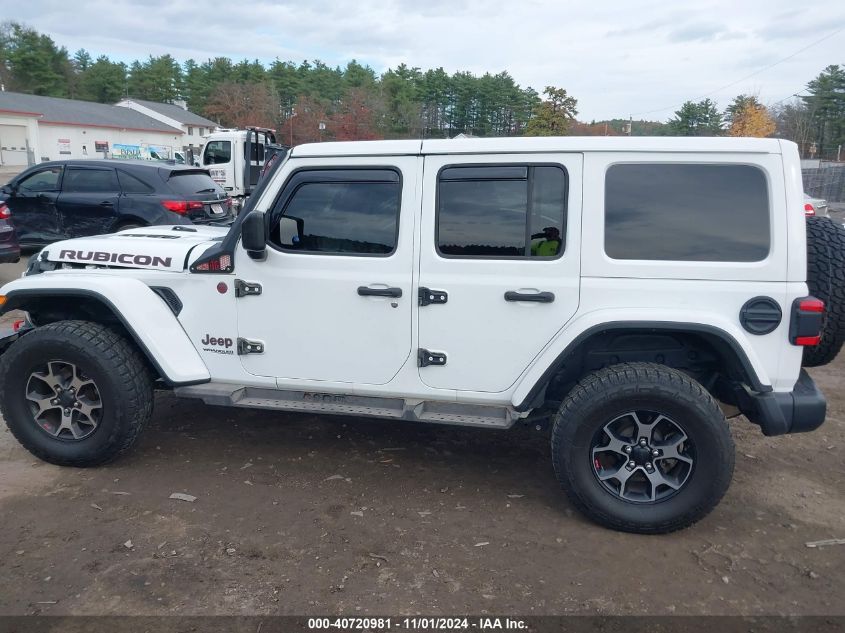 2018 Jeep Wrangler Unlimited Rubicon 4X4 VIN: 1C4HJXFG6JW260480 Lot: 40720981