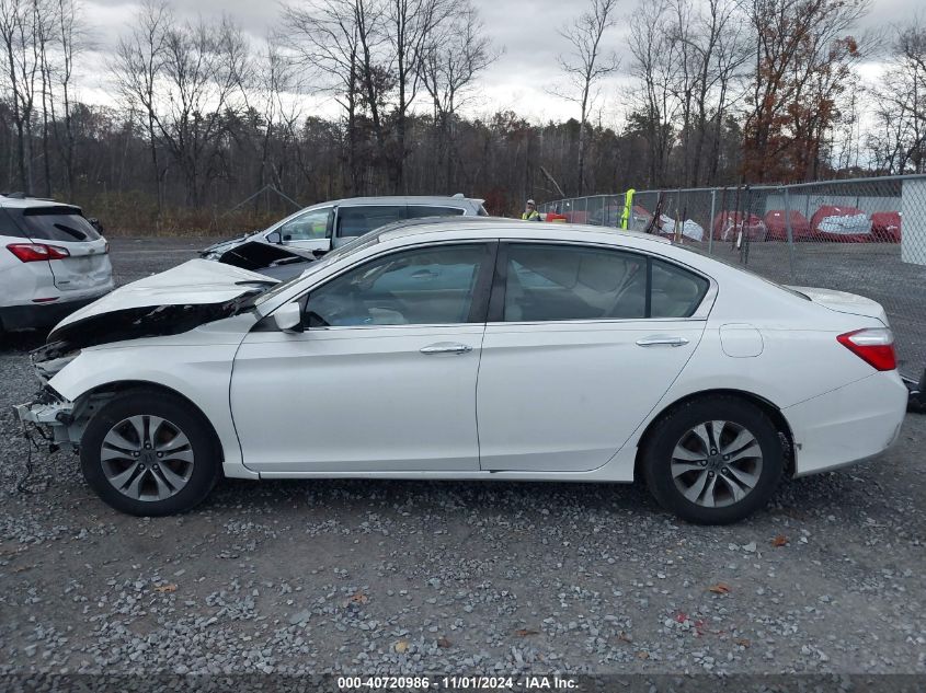 2013 Honda Accord Lx VIN: 1HGCR2F33DA279896 Lot: 40720986