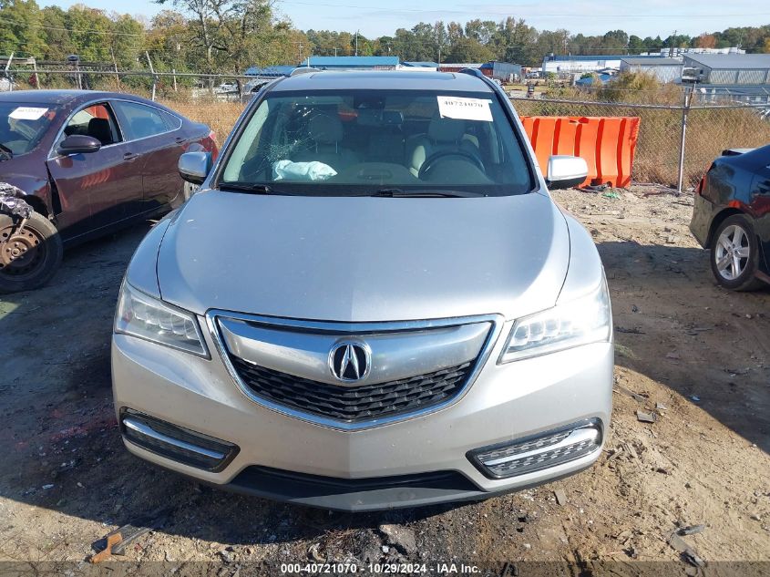 2014 Acura Mdx Technology Package VIN: 5FRYD3H44EB013678 Lot: 40721070