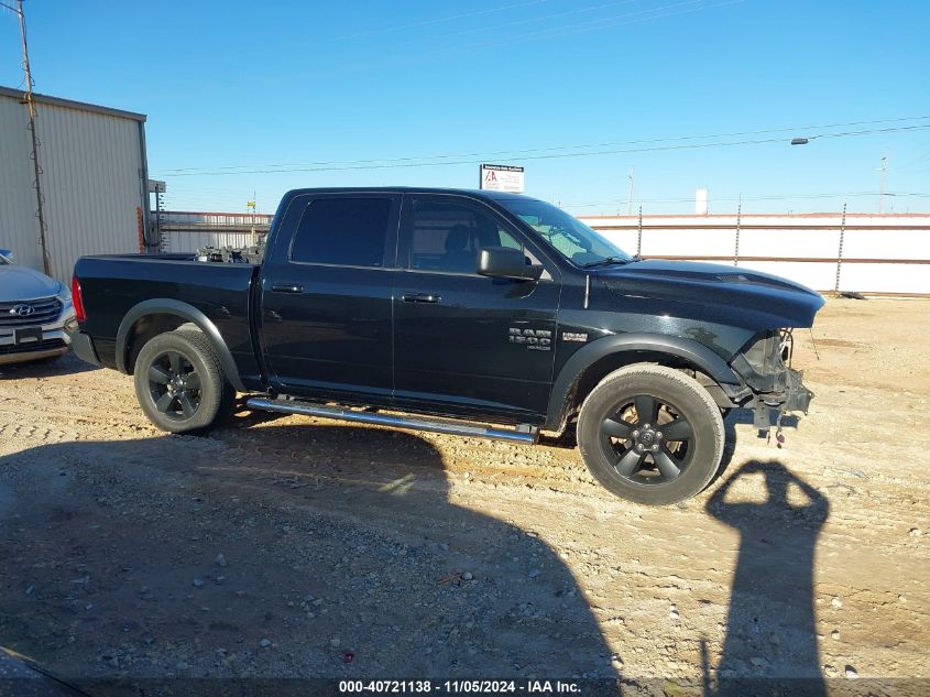 2019 Ram 1500 Classic Warlock 4X2 5'7 Box VIN: 1C6RR6LT6KS664646 Lot: 40721138